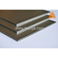 Silver Gold Golden Mirror Brush Brushed Hairline ACP Facade Cladding